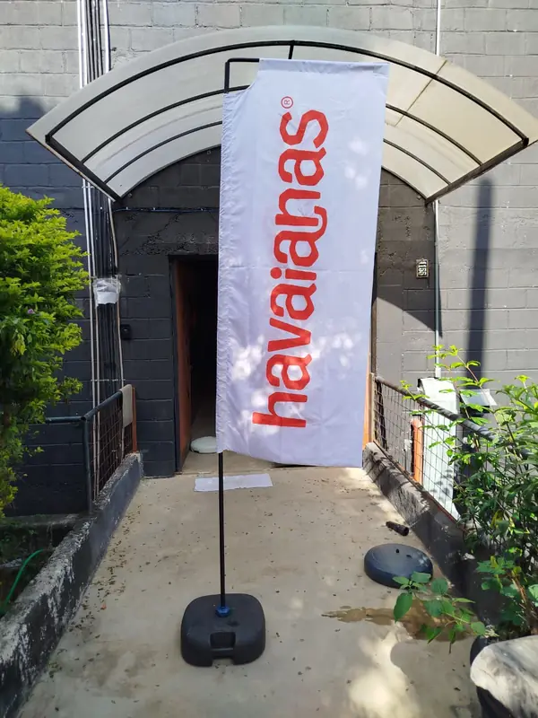Windbanner Pantanal Flag instalado em cliente, foto 5